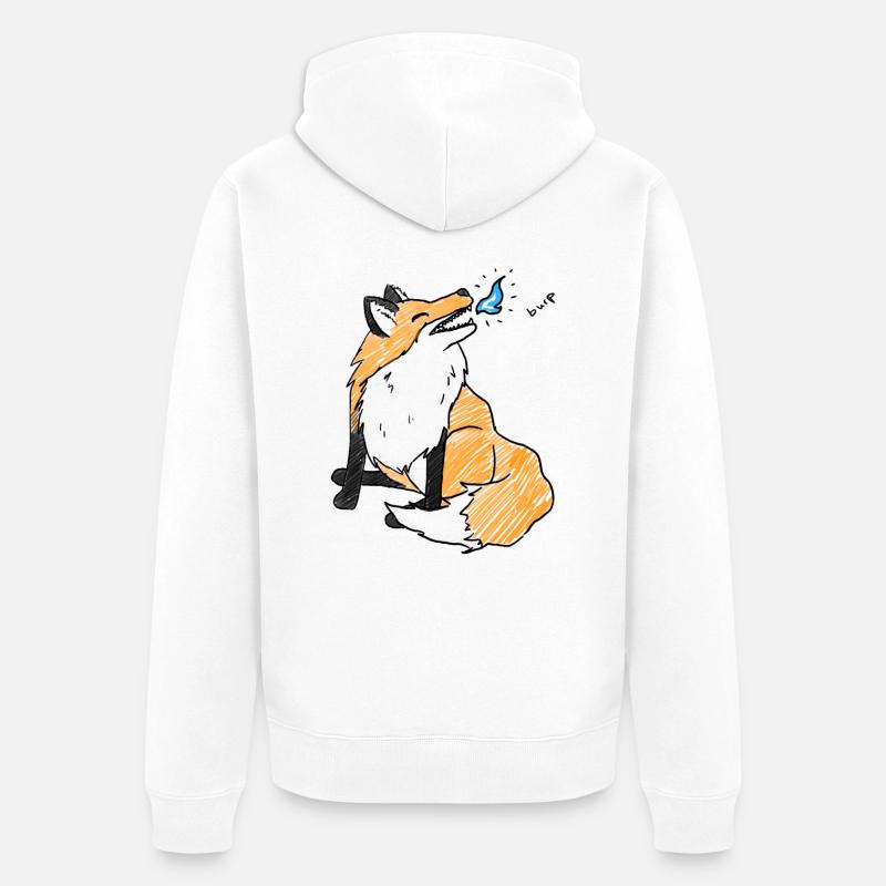 Rots - Veste à capuche bio Premium Unisexe - blanc