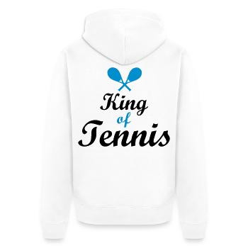 tennis - Veste à capuche bio Premium Unisexe - blanc - Dos - Thijin (182cm)