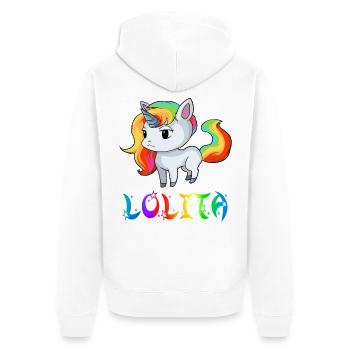 licorne Lolita - Veste à capuche bio Premium Unisexe - blanc - Dos - Thijin (182cm)