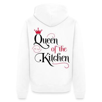cuisine - Veste à capuche bio Premium Unisexe - blanc - Dos - Thijin (182cm)