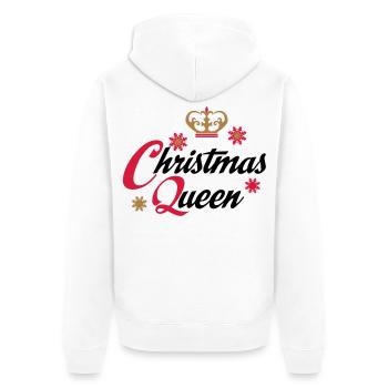Noël - Veste à capuche bio Premium Unisexe - blanc - Dos - Thijin (182cm)