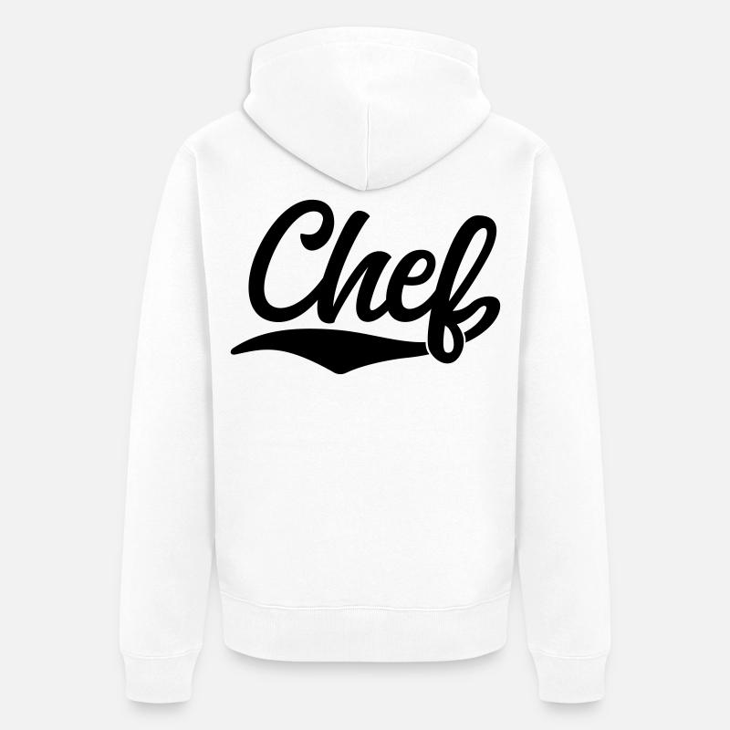 Boss - Veste à capuche bio Premium Unisexe - blanc