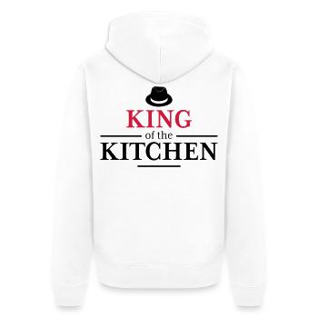 Roi de la cuisine - Veste à capuche bio Premium Unisexe - blanc - Dos - Thijin (182cm)