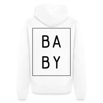 bébé - Veste à capuche bio Premium Unisexe - blanc - Dos - Thijin (182cm)