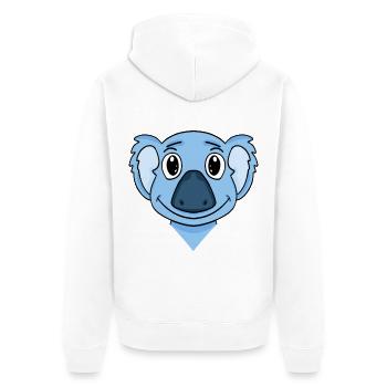 Koala - Veste à capuche bio Premium Unisexe - blanc - Dos - Thijin (182cm)