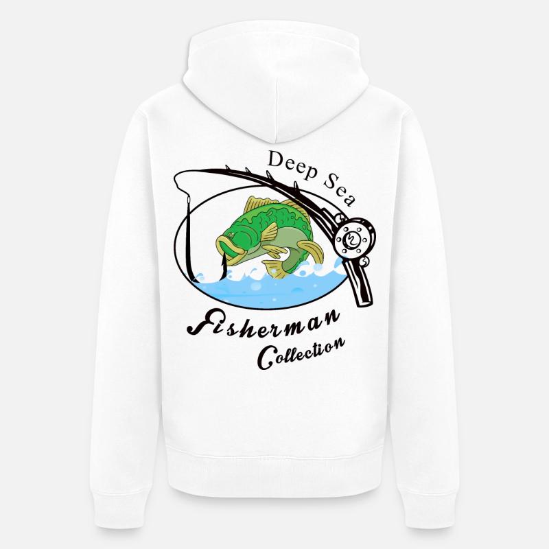 Fischer Collection - Veste à capuche bio Premium Unisexe - blanc