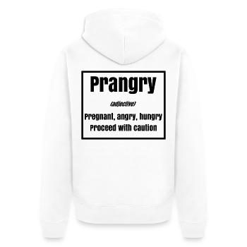 Mother Pregnancy Pregnant Statement Family - Unisex Premium Organic Zip Hoodie - white - Back - Thijin (182cm)