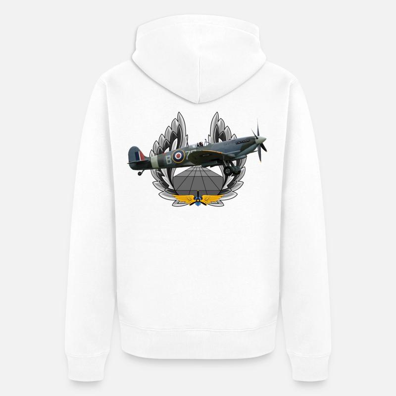 Spitfire - Veste à capuche bio Premium Unisexe - blanc