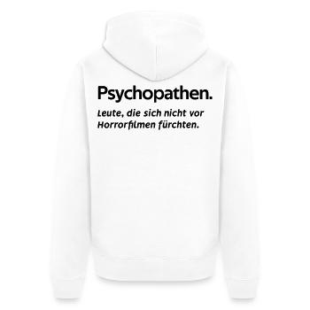 Dvd Abend Statement Filme Movies Kinoabend Serien - Unisex Premium Bio Zip Hoodie - Weiß - Hinten - Thijin (182cm)
