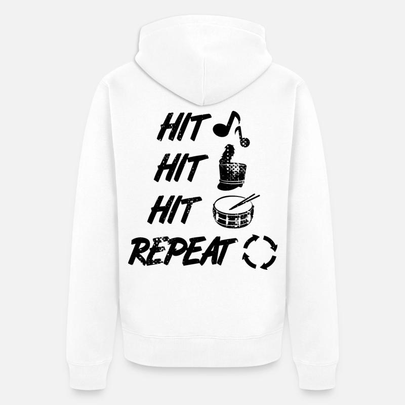 Chapelle de la marche - Veste à capuche bio Premium Unisexe - blanc