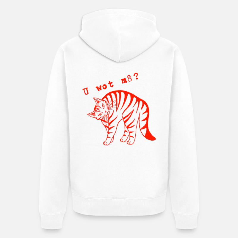 Tu sais mon pote ? - Veste à capuche bio Premium Unisexe - blanc
