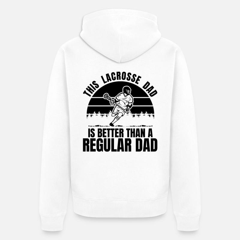 Papa de crosse - Veste à capuche bio Premium Unisexe - blanc