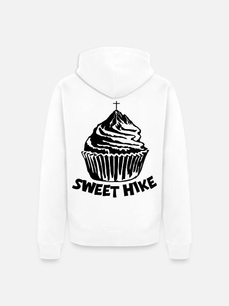Süße Wanderung [Schwarz] - Unisex Premium Bio Zip Hoodie - Weiß