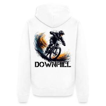 Descente Descente VTT VTT cadeau - Veste à capuche bio Premium Unisexe - blanc - Dos - Thijin (182cm)
