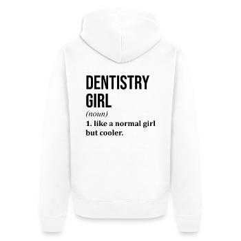 Dentist Dentist Dentist - Unisex Premium Organic Zip Hoodie - white - Back - Thijin (182cm)