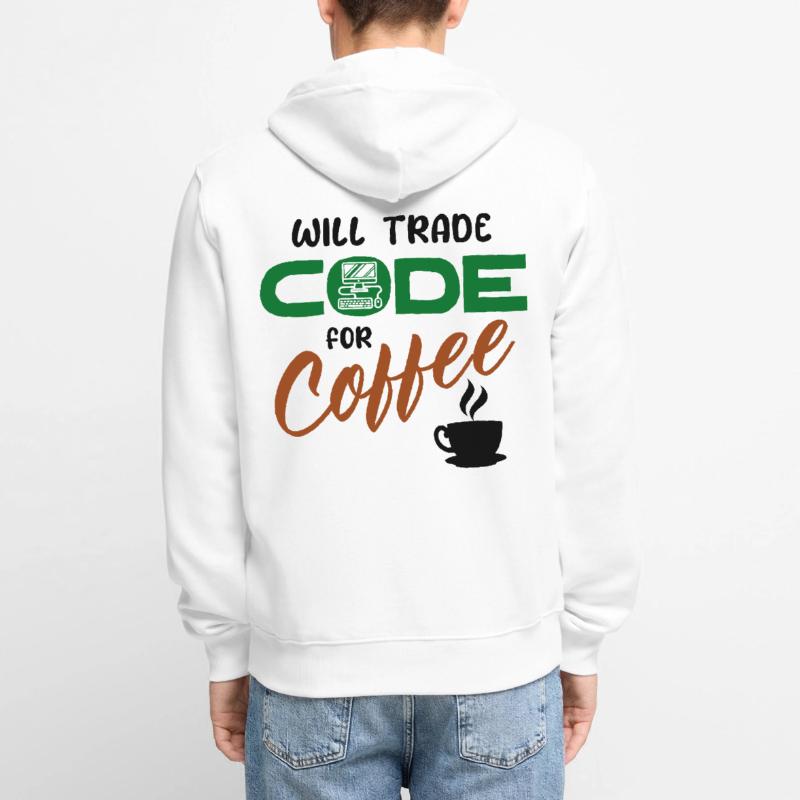 Développeur de déclaration de code Computerfreak Informatik Veste à capuche bio Premium Unisexe