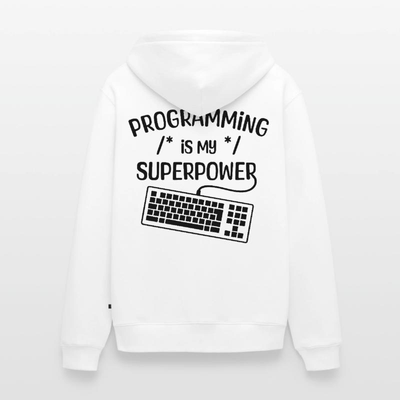 Computerfreak Statement Developer Programmierer Unisex Premium Bio Zip Hoodie