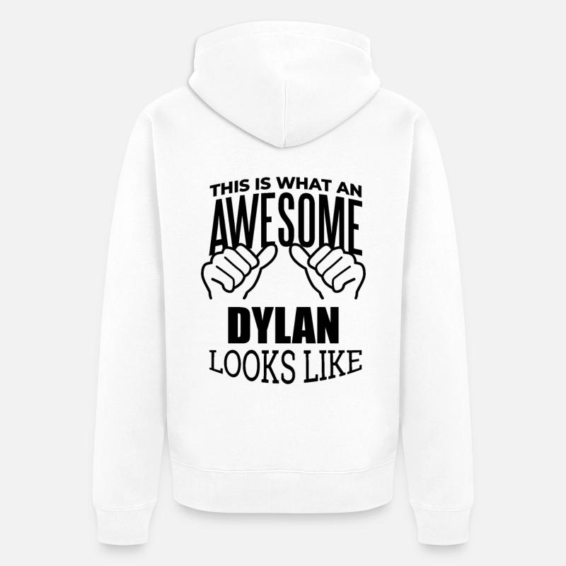 Dylan - Veste à capuche bio Premium Unisexe - blanc