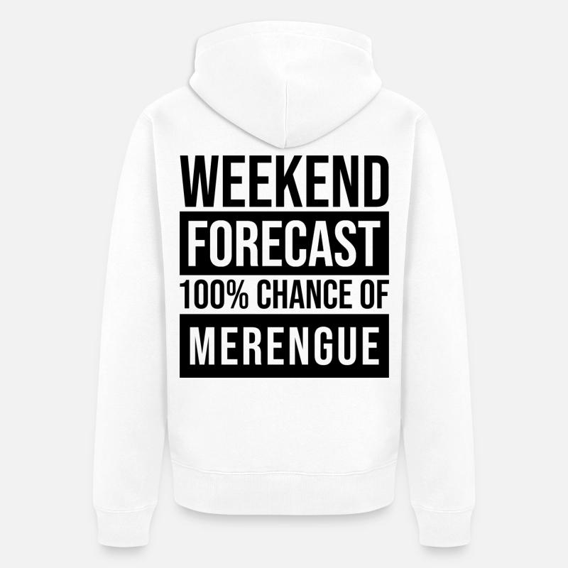 Merengue - Veste à capuche bio Premium Unisexe - blanc