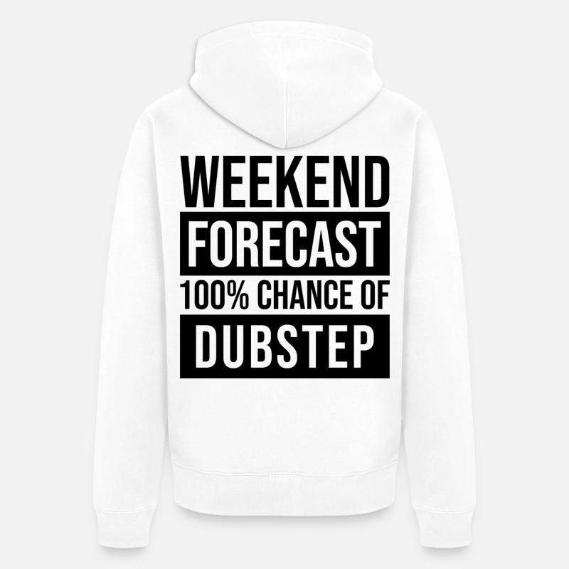 dubstep - Veste à capuche bio Premium Unisexe - blanc