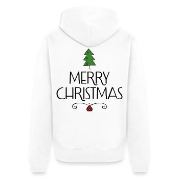Christmas design for gifts - Unisex Premium Organic Zip Hoodie - white - Back - Thijin (182cm)
