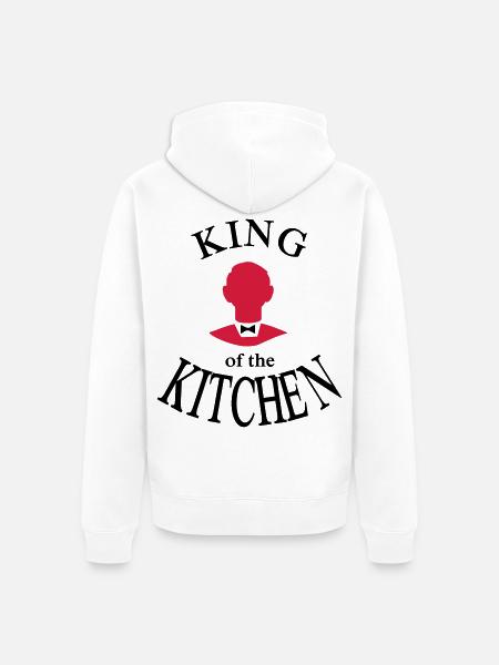 Lustige Geschenkidee für Männer - Unisex Premium Bio Zip Hoodie - Weiß