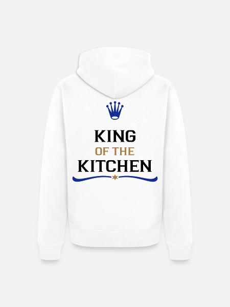 Funny Gifts for Men - Unisex Premium Organic Zip Hoodie - white