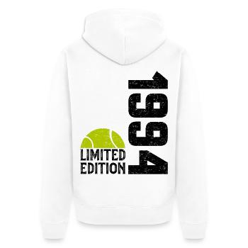 30th Anniversary 1994 Limited Edition Tennis - Unisex Premium Organic Zip Hoodie - white - Back - Thijin (182cm)