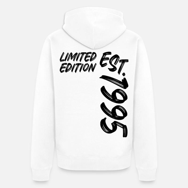 Édition limitée est. 1995 - Veste à capuche bio Premium Unisexe - blanc