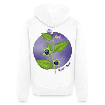 Baie du diable - Veste à capuche bio Premium Unisexe - blanc - Dos - Thijin (182cm)