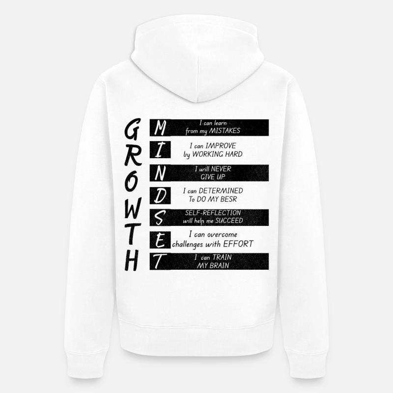 MINIMUM DE CROISSANCE - Veste à capuche bio Premium Unisexe - blanc