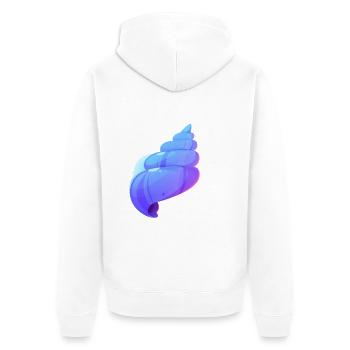 Coquillage tropical - Veste à capuche bio Premium Unisexe - blanc - Dos - Thijin (182cm)
