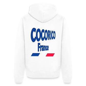 cocorico france - Veste à capuche bio Premium Unisexe - blanc - Dos - Thijin (182cm)