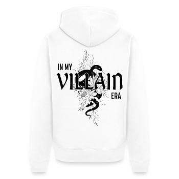 Dungeon Viper – Roulez ou faites-vous mordre - Veste à capuche bio Premium Unisexe - blanc - Dos - Thijin (182cm)