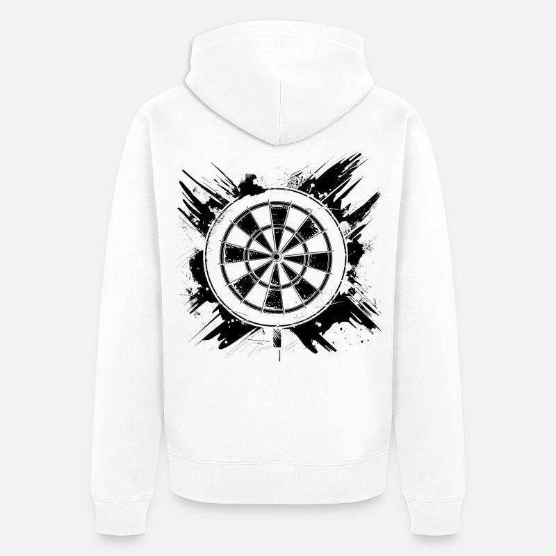 Cible - Veste à capuche bio Premium Unisexe - blanc