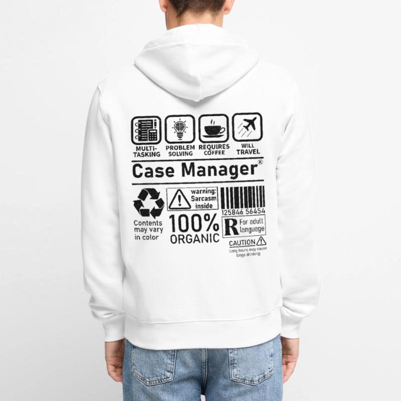 Case Manager multi tasking problem solving require Unisex Premium Organic Zip Hoodie