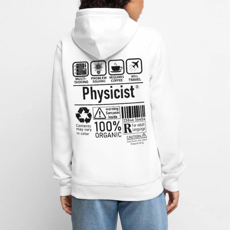 Physicist Specialist multi tasking problem solving Unisex Premium Organic Zip Hoodie