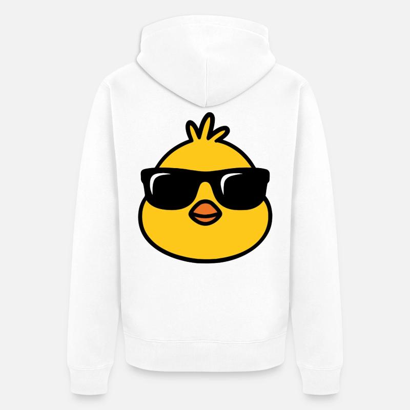Chick’n’Cool - Veste à capuche bio Premium Unisexe - blanc