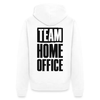 Team Home Office Online Business Affiliate - Unisex Premium Organic Zip Hoodie - white - Back - Thijin (182cm)