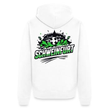 Schweinfurt Football Stadium Football Fan - Unisex Premium Organic Zip Hoodie - white - Back - Thijin (182cm)