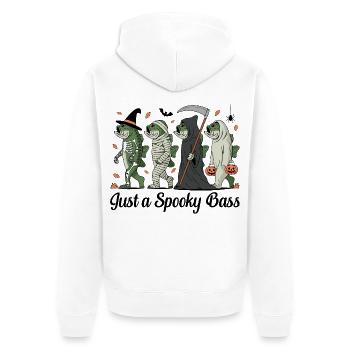 Créatures de poisson déguisées Halloween Perche Pêcheur - Veste à capuche bio Premium Unisexe - blanc - Dos - Thijin (182cm)