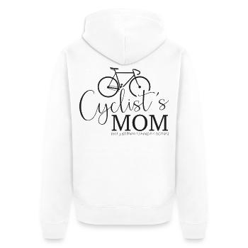 Cyclist's Mom - Veste à capuche bio Premium Unisexe - blanc - Dos - Thijin (182cm)
