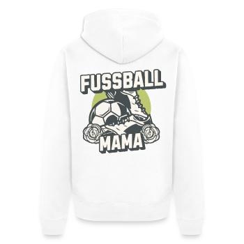 Soccer Mom Retro Look Design - Unisex Premium Organic Zip Hoodie - white - Back - Thijin (182cm)