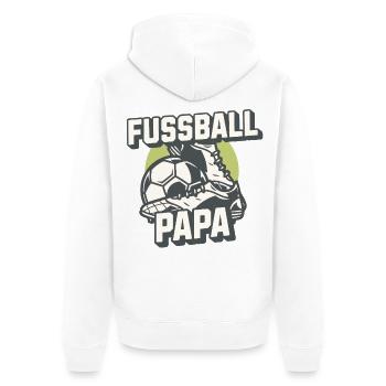 Soccer Dad Retro Look Design - Veste à capuche bio Premium Unisexe - blanc - Dos - Thijin (182cm)