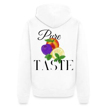 Palette de fruits au goût pur - Veste à capuche bio Premium Unisexe - blanc - Dos - Thijin (182cm)