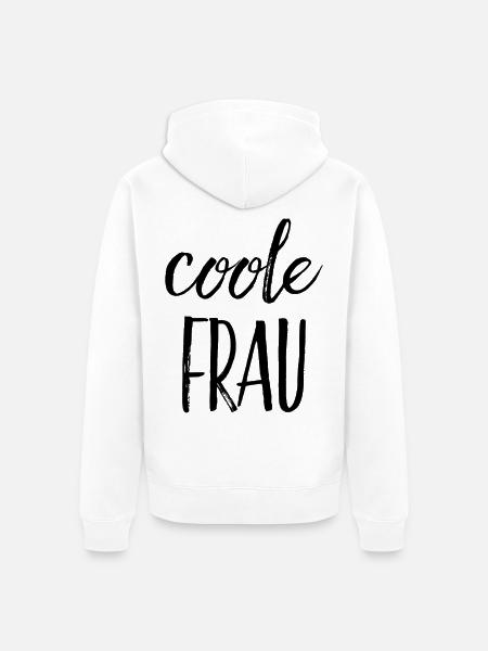 Femme cool - Veste à capuche bio Premium Unisexe - blanc