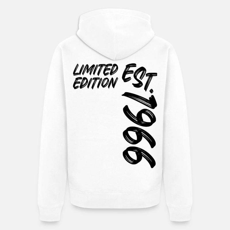 Édition limitée est. 1966 - Veste à capuche bio Premium Unisexe - blanc
