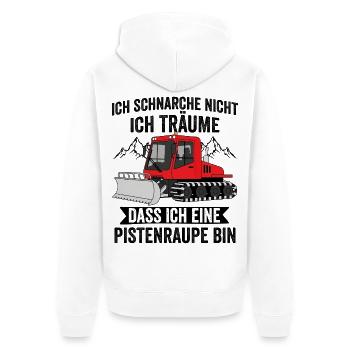 I don't snore, I dream that I have a - Unisex Premium Organic Zip Hoodie - white - Back - Thijin (182cm)