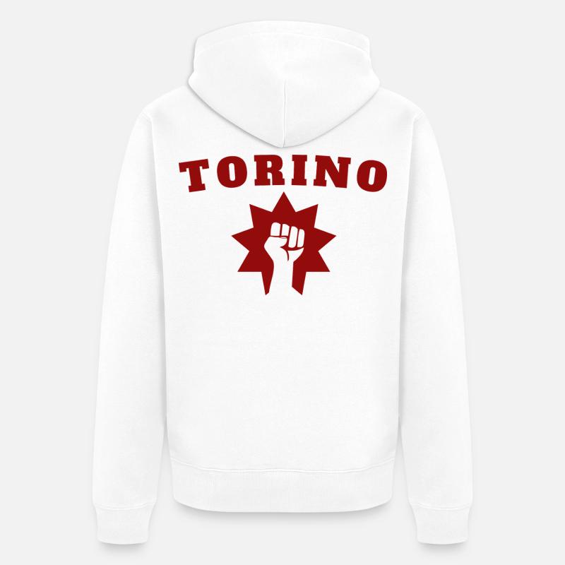 Torino - Veste à capuche bio Premium Unisexe - blanc