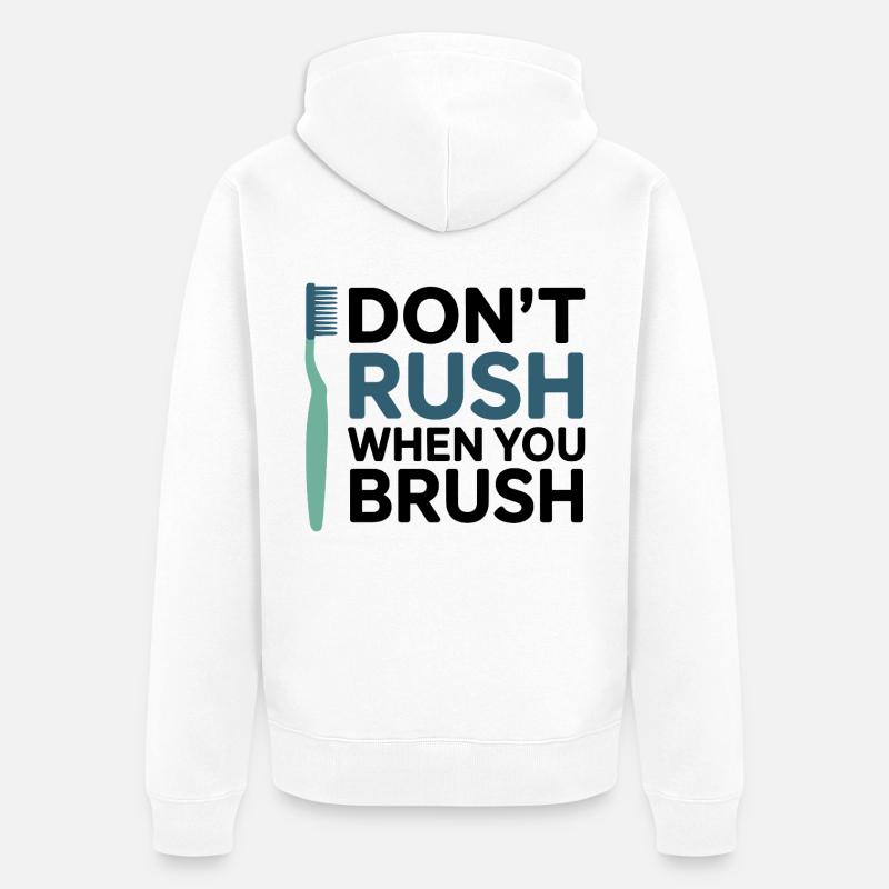 Conception technique du mécanisme d’engrenage dentaire - Veste à capuche bio Premium Unisexe - blanc
